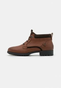 Jack & Jones JFWSTARKE BOOT - Lace-up Ankle Boots - Cognac