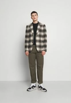 Jack & Jones JORBRINK TEE CREW NECK 5 PACK - Basic T-shirt - Black/white/mistgreen/bordeaux/navyblazer