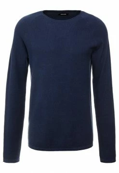 Jack & Jones JJEHILL CREW NECK - Jumper - Ensign Blue/navy Blazer -Jack & Jones Shop a90ebeb116c144d399f078cc5581188d