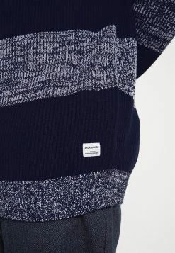 Jack & Jones JJPANNEL STRIPE CREW NECK - Jumper - Cloud Dancer -Jack & Jones Shop a9b5c8d621ff403cb4d589346ae924eb