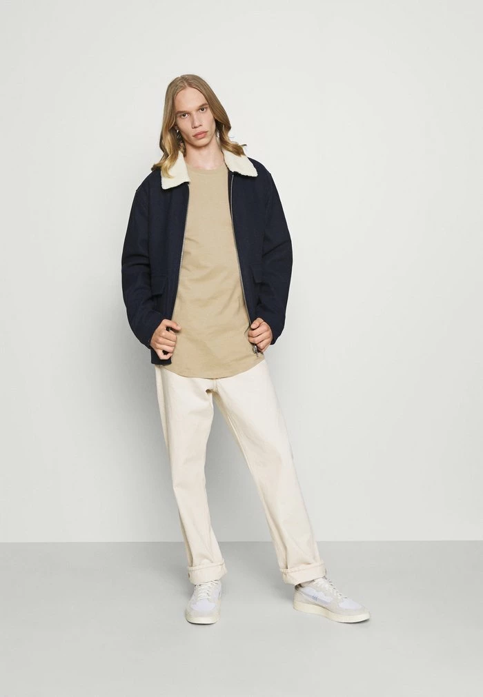 Jack & Jones JENOA TEE - Long Sleeved Top - Beige 2 Jack & Jones JENOA TEE - Long Sleeved Top - Beige - Image 2