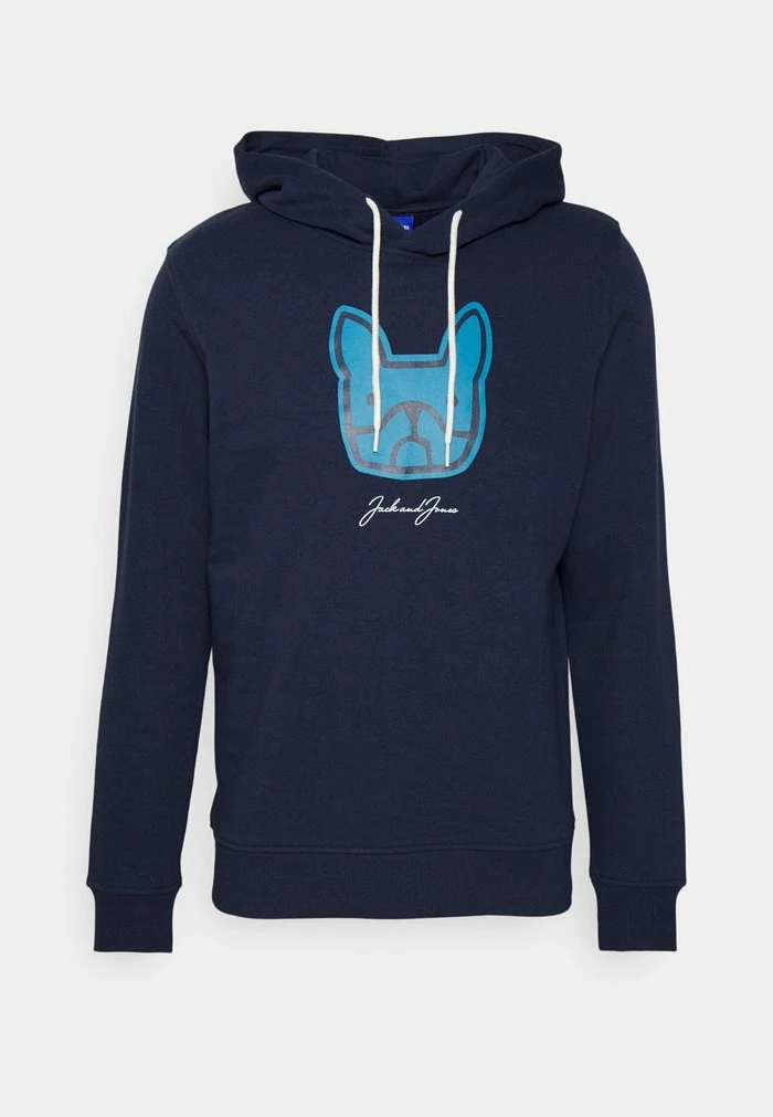 Jack & Jones JORCOMRADE HOOD - Hoodie - Navy Blazer 4 Jack & Jones JORCOMRADE HOOD - Hoodie - Navy Blazer - Image 4