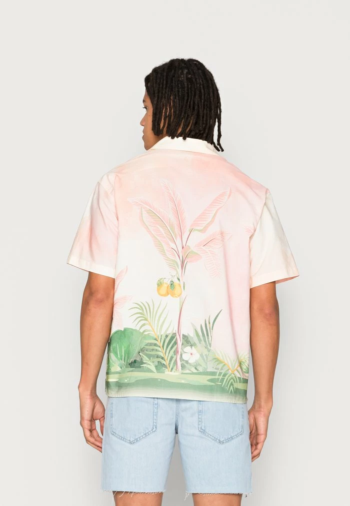 Jack & Jones PINK PYJAMMA - Shirt - White 3 Jack & Jones PINK PYJAMMA - Shirt - White - Image 3