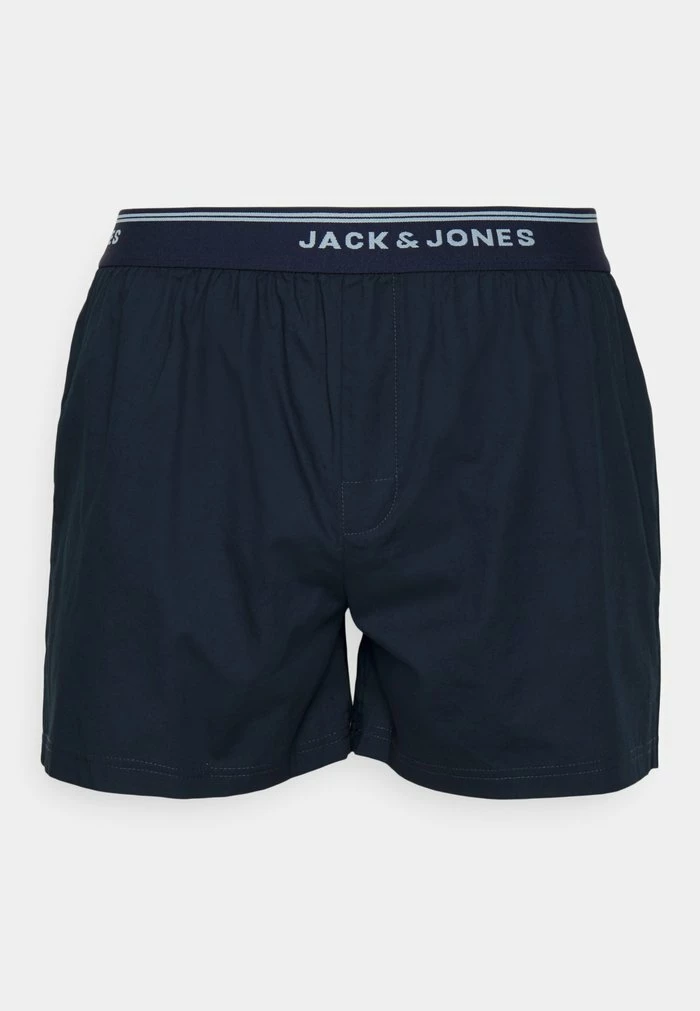Jack & Jones JACPALM WOVEN 3 PACK - Boxer Shorts - Navy Blazer 4 Jack & Jones JACPALM WOVEN 3 PACK - Boxer Shorts - Navy Blazer - Image 4