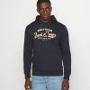Jack & Jones JJELOGO HOOD - Hoodie - Navy Blazer