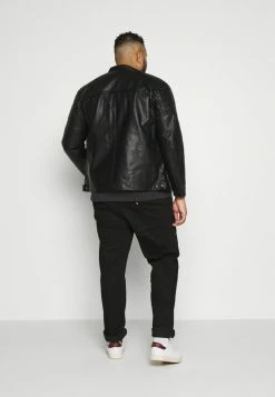 Jack & Jones JCOROCKY JACKET - Faux Leather Jacket - Black -Jack & Jones Shop abea142547084916a33ff4587134a043