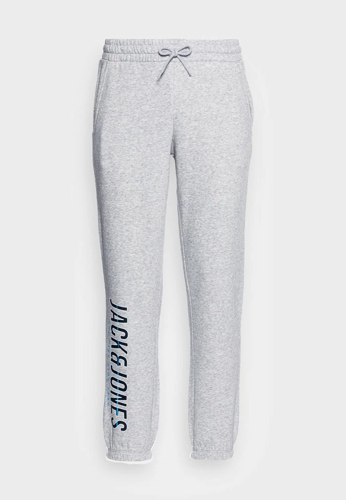 Jack & Jones JPSTGORDON PANT AMAN - Tracksuit Bottoms - Light Grey Melange 4 Jack & Jones JPSTGORDON PANT AMAN - Tracksuit Bottoms - Light Grey Melange - Image 4