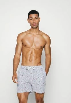 Jack & Jones JPSTSEERSUCKER JJSWIMSHORTS - Swimming Shorts - Navy Blazer