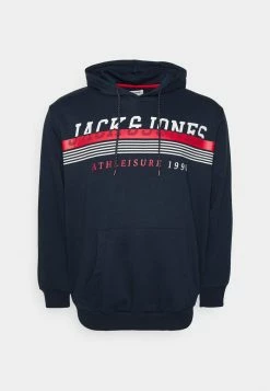 Jack & Jones JJIRON HOOD - Sweatshirt - Navy Blazer