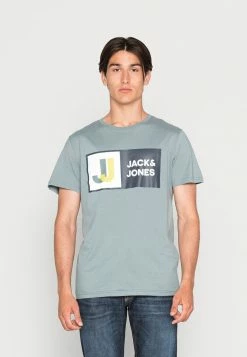 Jack & Jones JCOLOGAN TEE CREW NECK - Print T-shirt - Trooper