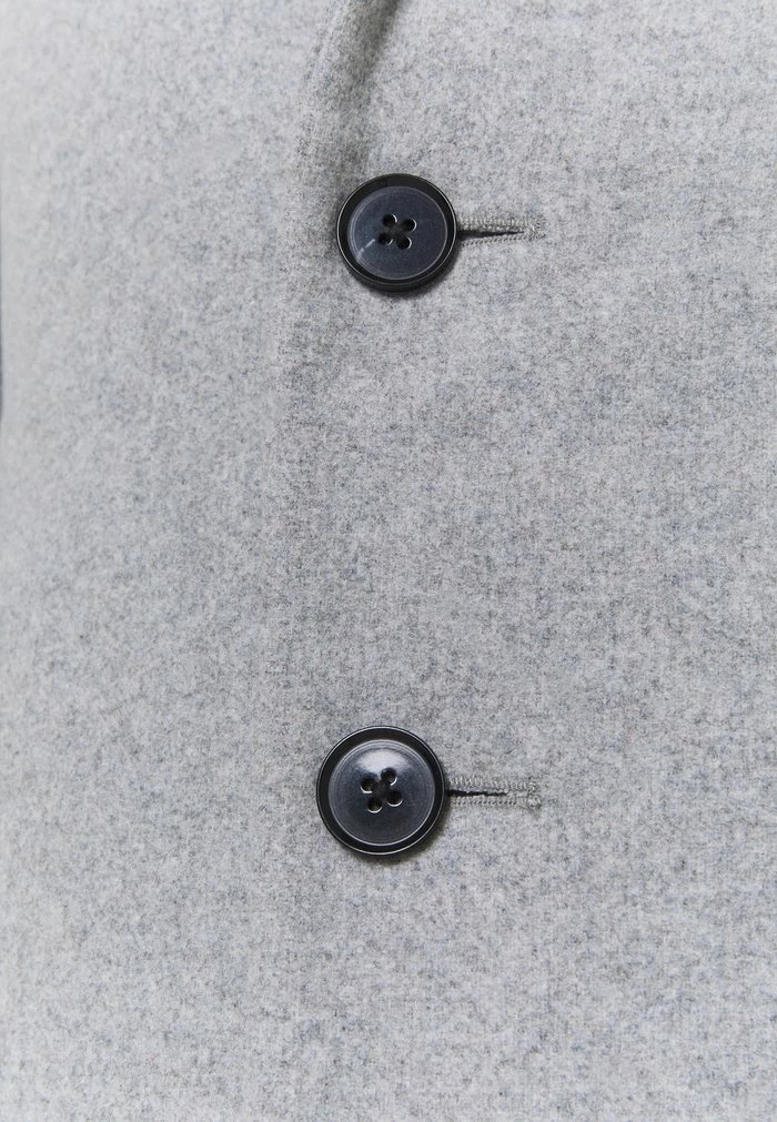 Jack & Jones JJEMOULDER COAT - Classic Coat - Light Grey Melange 4 Jack & Jones JJEMOULDER COAT - Classic Coat - Light Grey Melange - Image 4