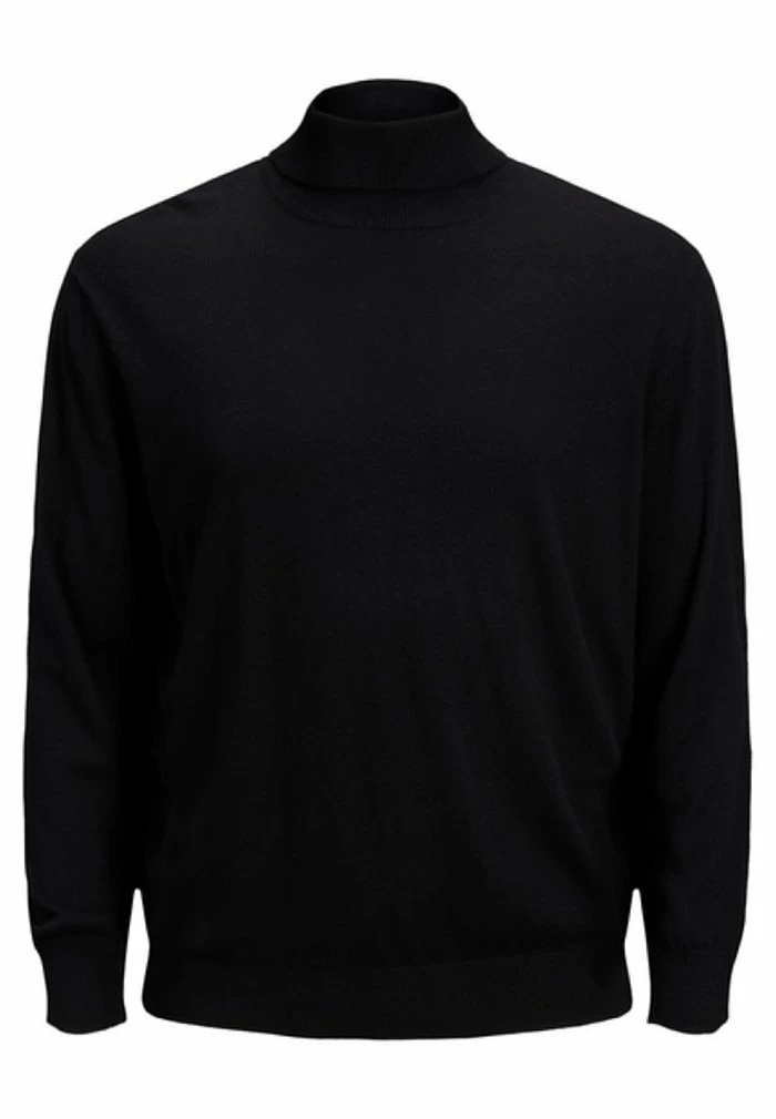 Jack & Jones JJEEMIL ROLL NECK - Sweatshirt - Black 1 Jack & Jones JJEEMIL ROLL NECK - Sweatshirt - Black