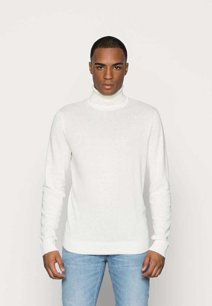 Jack & Jones JEEMIL NECK NOOS - Jumper - Cloud Dancer 1 Jack & Jones JEEMIL NECK NOOS - Jumper - Cloud Dancer