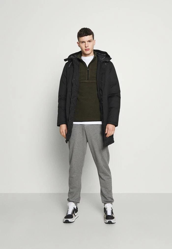 Jack & Jones JCOFLEECE HALF ZIP - Fleece Jumper - Forest Night 2 Jack & Jones JCOFLEECE HALF ZIP - Fleece Jumper - Forest Night - Image 2