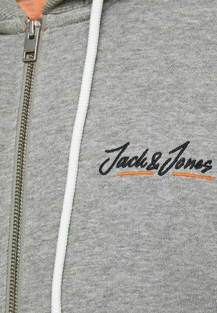 Jack & Jones JORTONS ZIP HOOD - Zip-up Sweatshirt - Light Grey Melange 6 Jack & Jones JORTONS ZIP HOOD - Zip-up Sweatshirt - Light Grey Melange - Image 6