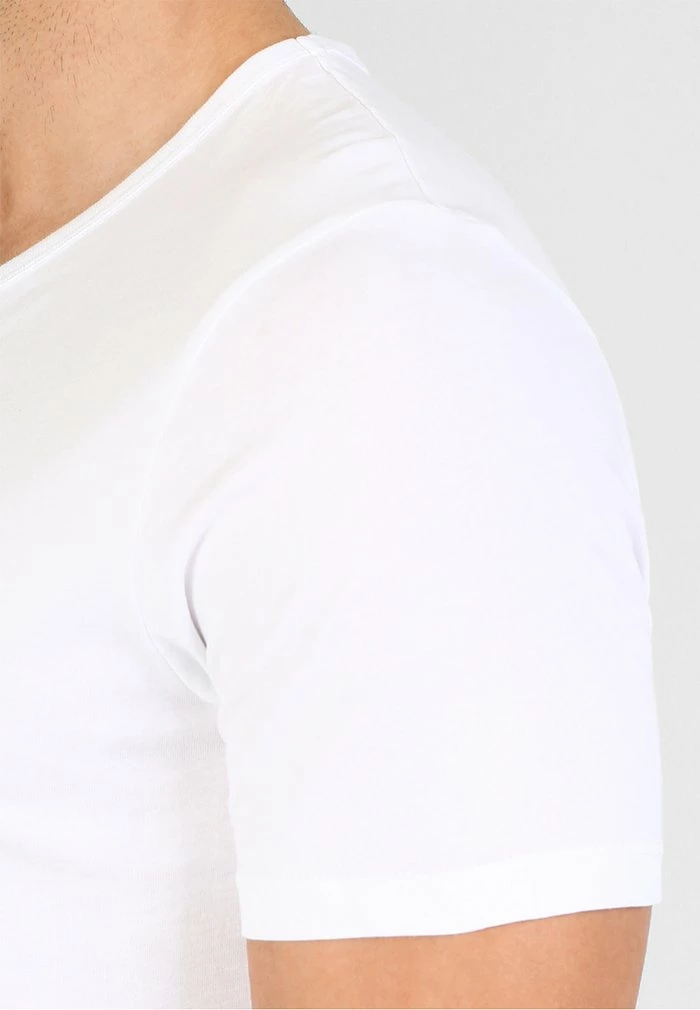 Jack & Jones JACBASIC V-NECK TEE 2 PACK - Undershirt - White 4 Jack & Jones JACBASIC V-NECK TEE 2 PACK - Undershirt - White - Image 4