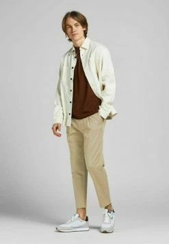 Jack & Jones RICO CROPPED AKM - Chinos - Crockery -Jack & Jones Shop af00b95efc804b91ae96828f9688484f