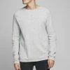 Jack & Jones JJEHILL CREW NECK - Jumper - Light Grey Melange