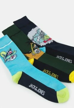 Alternative view of Jack & Jones JACWAVE SKULL SOCK 5 PACK - Socks - Navy Blazer