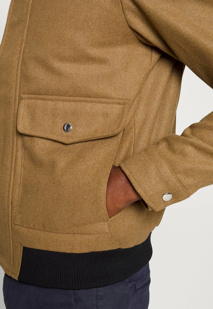 Jack & Jones JJTOM - Bomber Jacket - Brown 6 Jack & Jones JJTOM - Bomber Jacket - Brown - Image 6