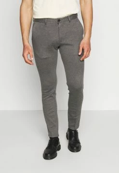 Jack & Jones JJIMARCO JJPHIL - Trousers - Grey Melange