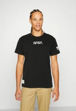 Jack & Jones JCONASA LOGO TEE CREW NECK UNISEX - Print T-shirt - Black
