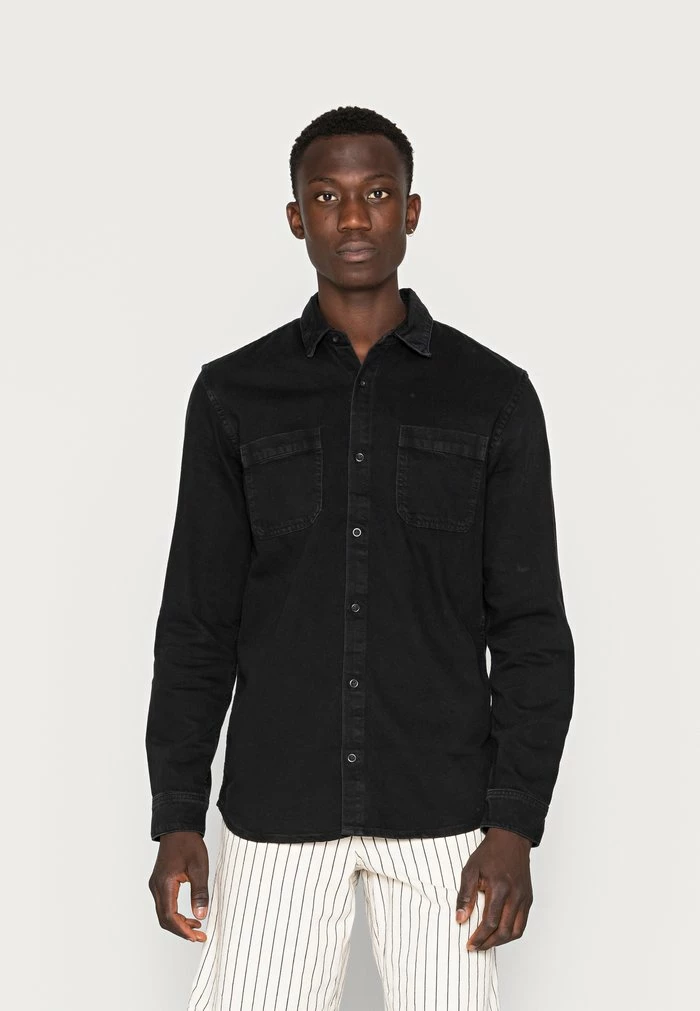 Jack & Jones JJIJEFF JJSHIRT - Shirt - Black Denim 1 Jack & Jones JJIJEFF JJSHIRT - Shirt - Black Denim