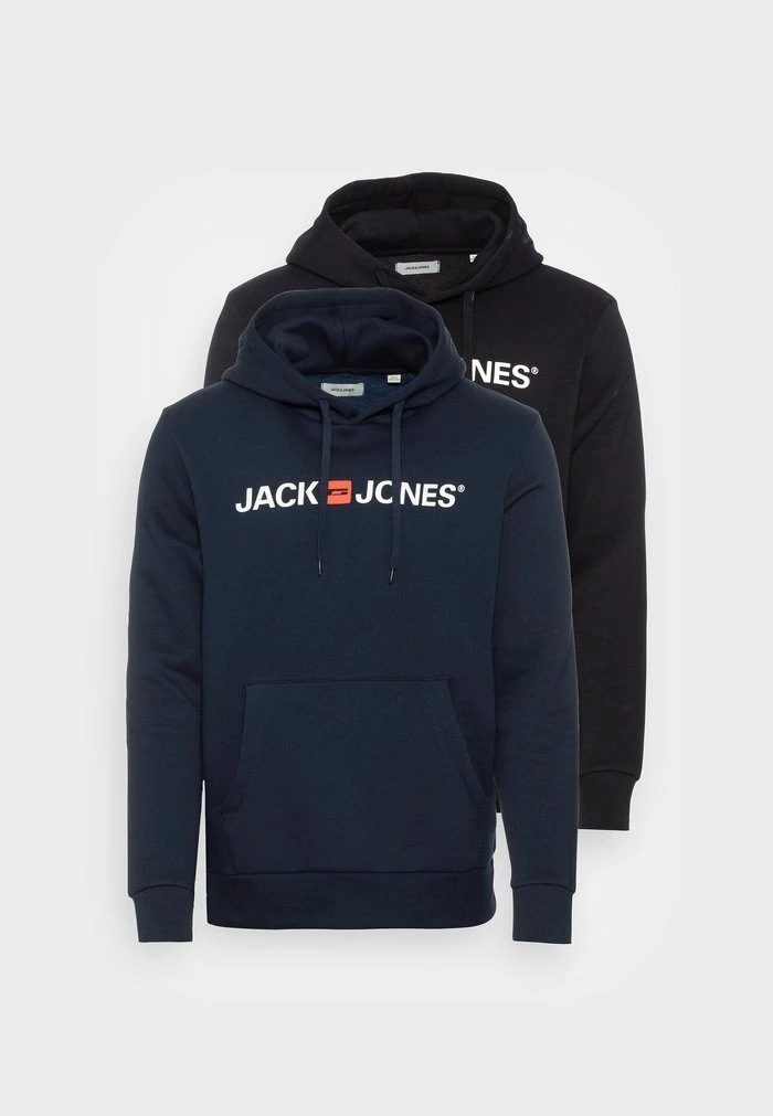 Jack & Jones JJECORP OLD LOGO HOOD 2PK - Hoodie - Black/navy Blazer 5 Jack & Jones JJECORP OLD LOGO HOOD 2PK - Hoodie - Black/navy Blazer - Image 5