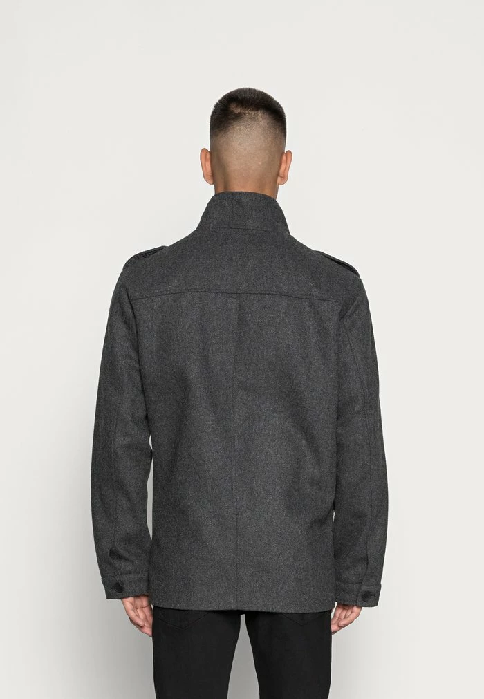 Jack & Jones JJCARLOS JACKET - Light Jacket - Dark Grey Melange 3 Jack & Jones JJCARLOS JACKET - Light Jacket - Dark Grey Melange - Image 3