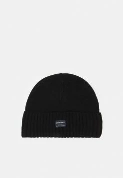 Jack & Jones JACTRISTAN SHORT BEANIE UNISEX - Beanie - Black