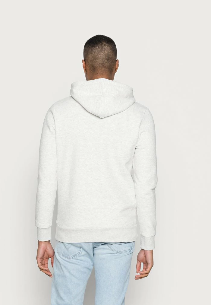 Jack & Jones JJFLOCKER HOODIE - Sweatshirt - White Melange 3 Jack & Jones JJFLOCKER HOODIE - Sweatshirt - White Melange - Image 3