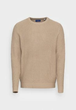 Jack & Jones JORANGUS CREW NECK - Jumper - Crockery