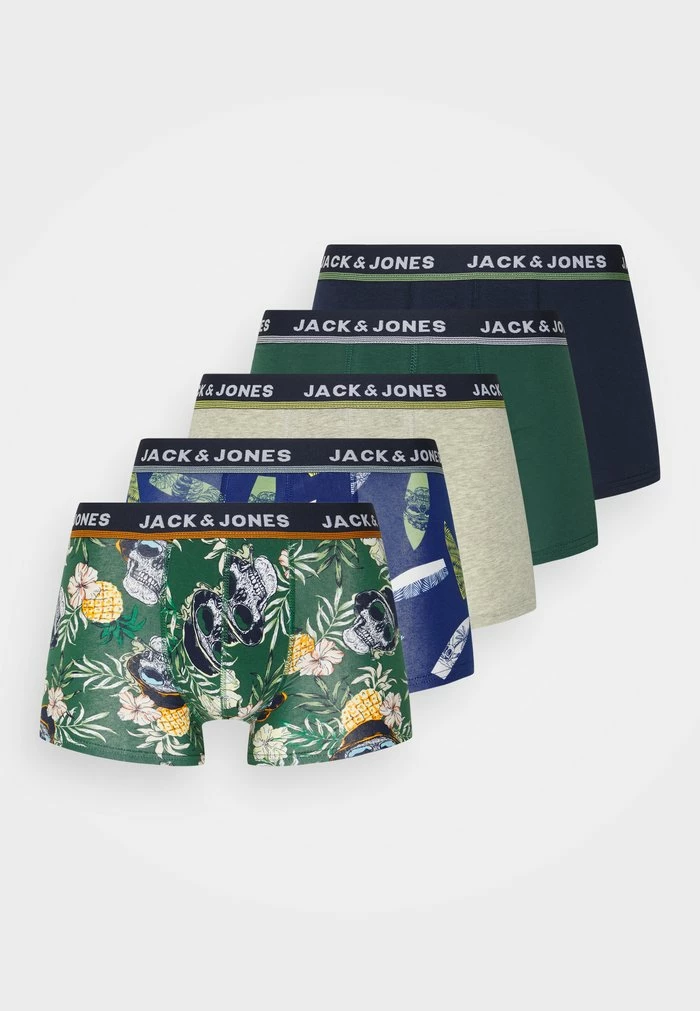 Jack & Jones JACRIVER TRUNKS 5 PACK - Pants - Trekking Green 1 Jack & Jones JACRIVER TRUNKS 5 PACK - Pants - Trekking Green
