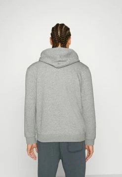 Jack & Jones JJIRON HOOD - Sweatshirt - Light Grey Melange -Jack & Jones Shop b18d30e60cc54286a60c12f61245c727