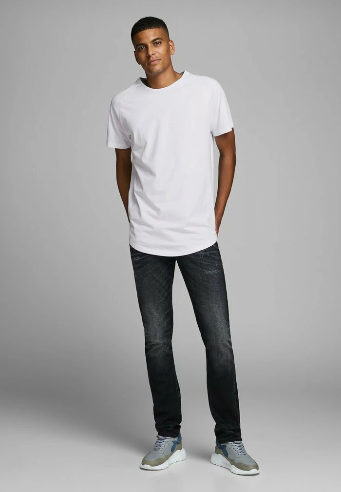 Jack & Jones JJECURVED TEE O NECK - Basic T-shirt - White 2 Jack & Jones JJECURVED TEE O NECK - Basic T-shirt - White - Image 2