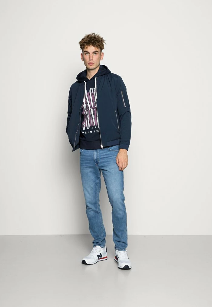 Jack & Jones JORJARL HOOD - Sweatshirt - Navy 2 Jack & Jones JORJARL HOOD - Sweatshirt - Navy - Image 2