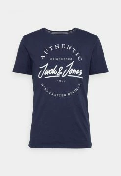 Jack & Jones JJDUSTY TEE - Print T-shirt - Navy Blazer -Jack & Jones Shop b216af6a49eb449aa70bdbd407f7bf11