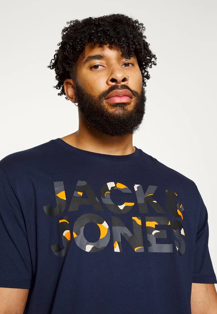 Jack & Jones JJRAMP TEE CREW NECK - Print T-shirt - Navy Blazer 5 Jack & Jones JJRAMP TEE CREW NECK - Print T-shirt - Navy Blazer - Image 5