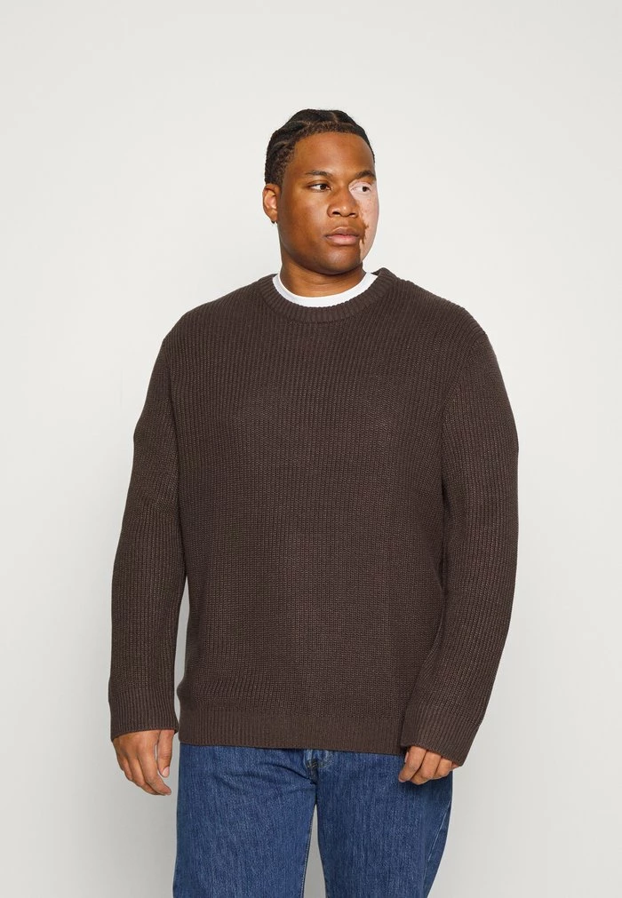 Jack & Jones JORBRINK - Jumper - Seal Brown 1 Jack & Jones JORBRINK - Jumper - Seal Brown