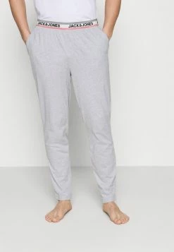 Jack & Jones JACJONES LOUNGE PANTS - Pyjama Bottoms - Light Grey Melange