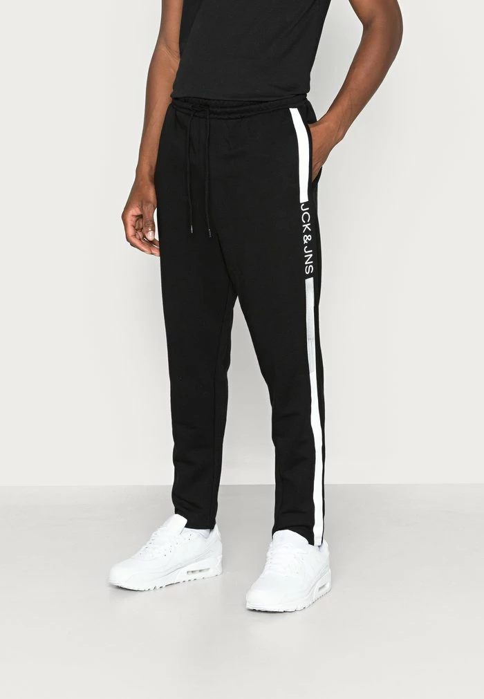 Jack & Jones JPSTACE JJADAM PANTS - Tracksuit Bottoms - Black 1 Jack & Jones JPSTACE JJADAM PANTS - Tracksuit Bottoms - Black