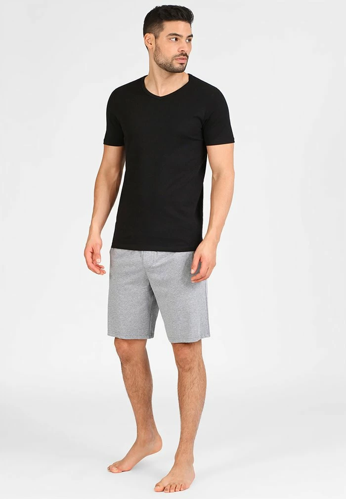 Jack & Jones JACBASIC V-NECK TEE 2 PACK - Undershirt - Black 1 Jack & Jones JACBASIC V-NECK TEE 2 PACK - Undershirt - Black
