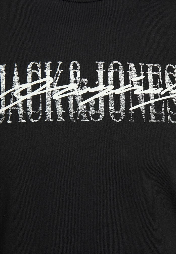 Jack & Jones JORJUNGLE SCRIPT TEE CREW NECK - Print T-shirt - Black 3 Jack & Jones JORJUNGLE SCRIPT TEE CREW NECK - Print T-shirt - Black - Image 3