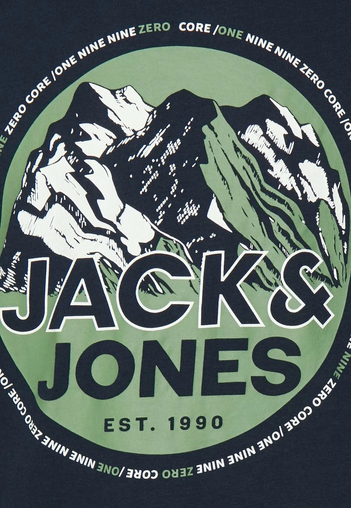 Jack & Jones JCOBOOSTER TEE CREW NECK - Print T-shirt - Navy Blazer 5 Jack & Jones JCOBOOSTER TEE CREW NECK - Print T-shirt - Navy Blazer - Image 5