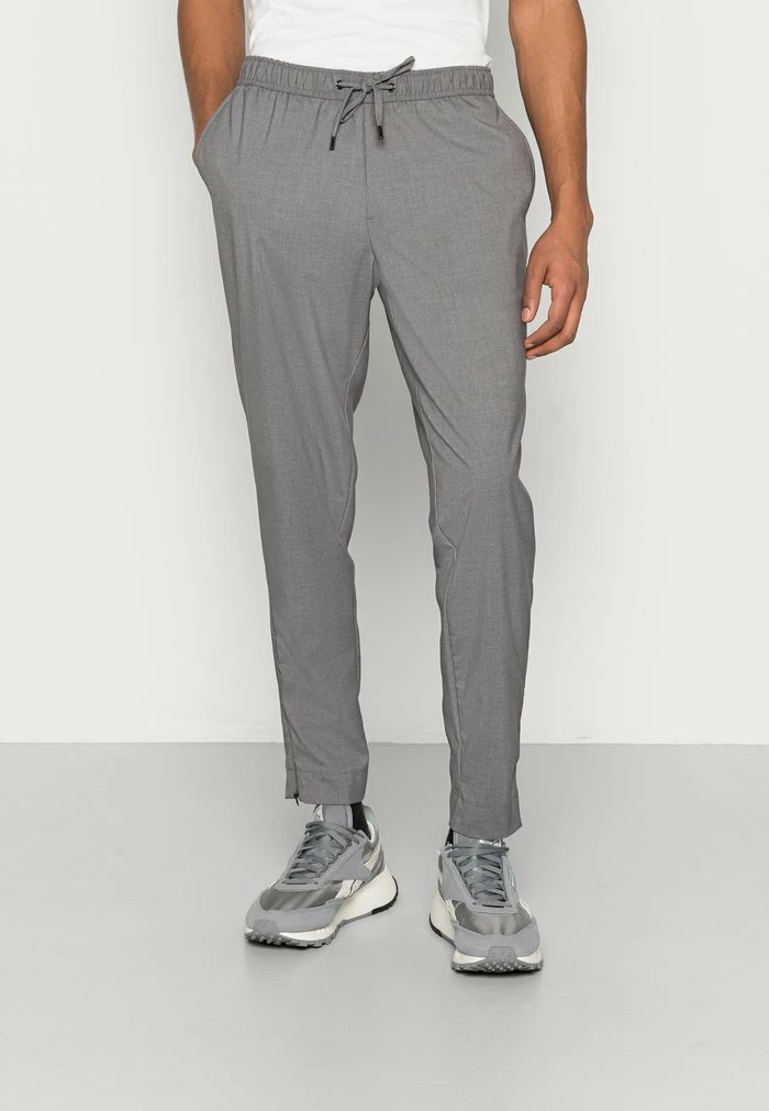 Jack & Jones JJIACE JJFRANKIE TAPERED - Trousers - Grey Melange 1 Jack & Jones JJIACE JJFRANKIE TAPERED - Trousers - Grey Melange