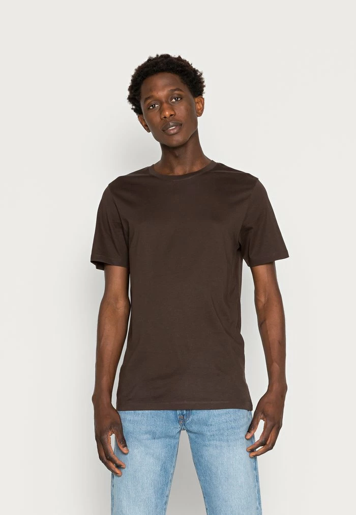 Jack & Jones TEE SS O NECK NOOS - Basic T-shirt - Mulch 1 Jack & Jones TEE SS O NECK NOOS - Basic T-shirt - Mulch
