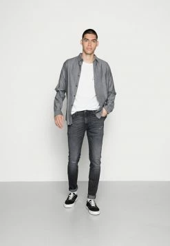 Alternative view of Jack & Jones JJILIAM JJORIGINAL - Slim Fit Jeans - Black Denim