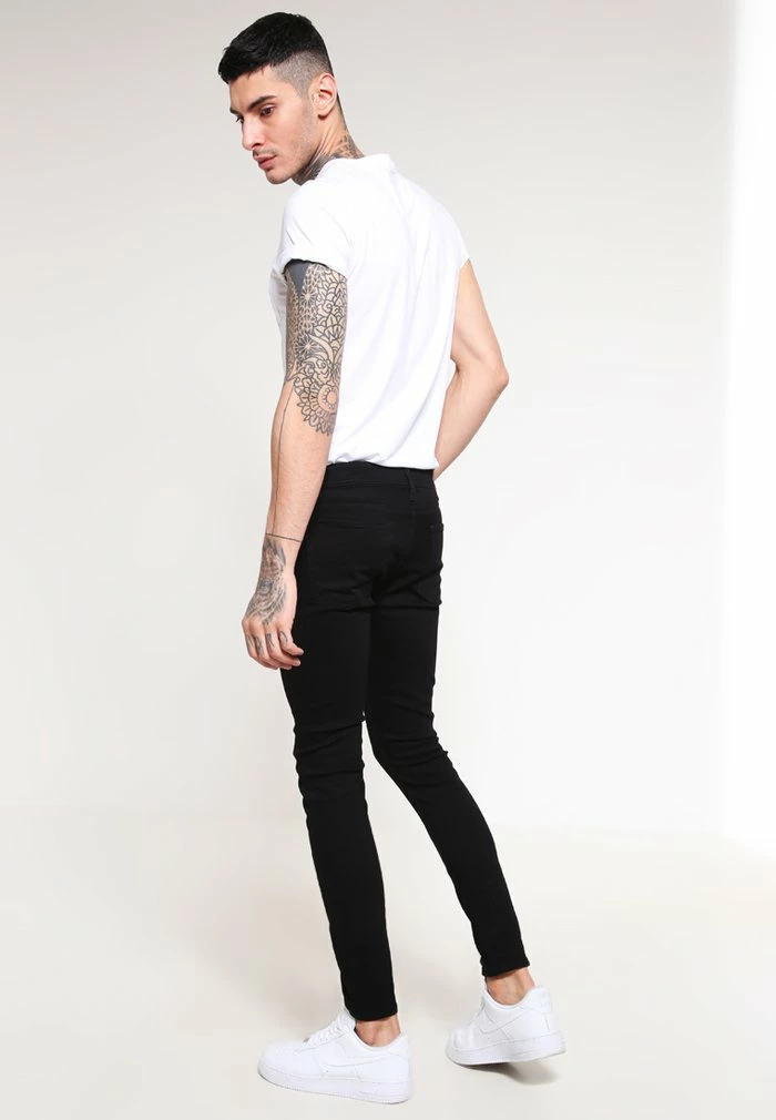 Jack & Jones JJILIAM - Slim Fit Jeans - Black Denim 3 Jack & Jones JJILIAM - Slim Fit Jeans - Black Denim - Image 3