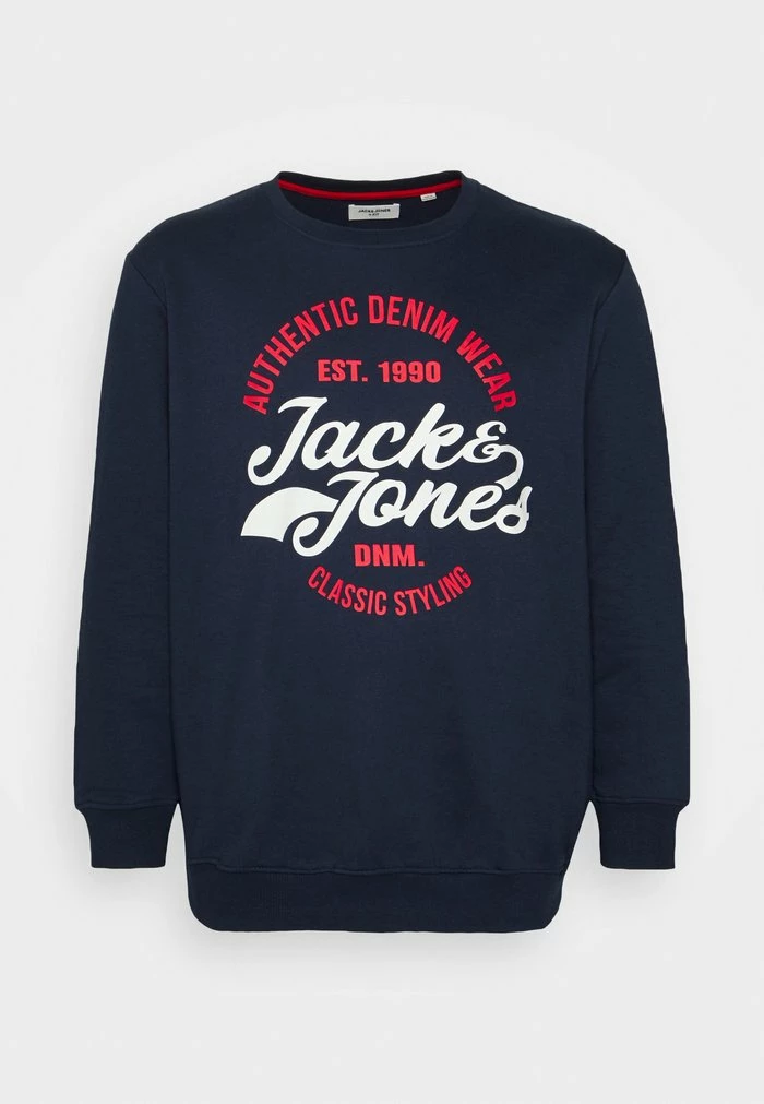 Jack & Jones JJBRAT CREW NECK - Sweatshirt - Navy Blazer 5 Jack & Jones JJBRAT CREW NECK - Sweatshirt - Navy Blazer - Image 5