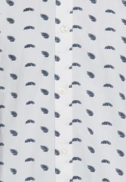 Jack & Jones JJPLAIN MOTIVE SHIRT - Shirt - White/leaf -Jack & Jones Shop b7cabbd6df2d401ba670d184c56b6e47